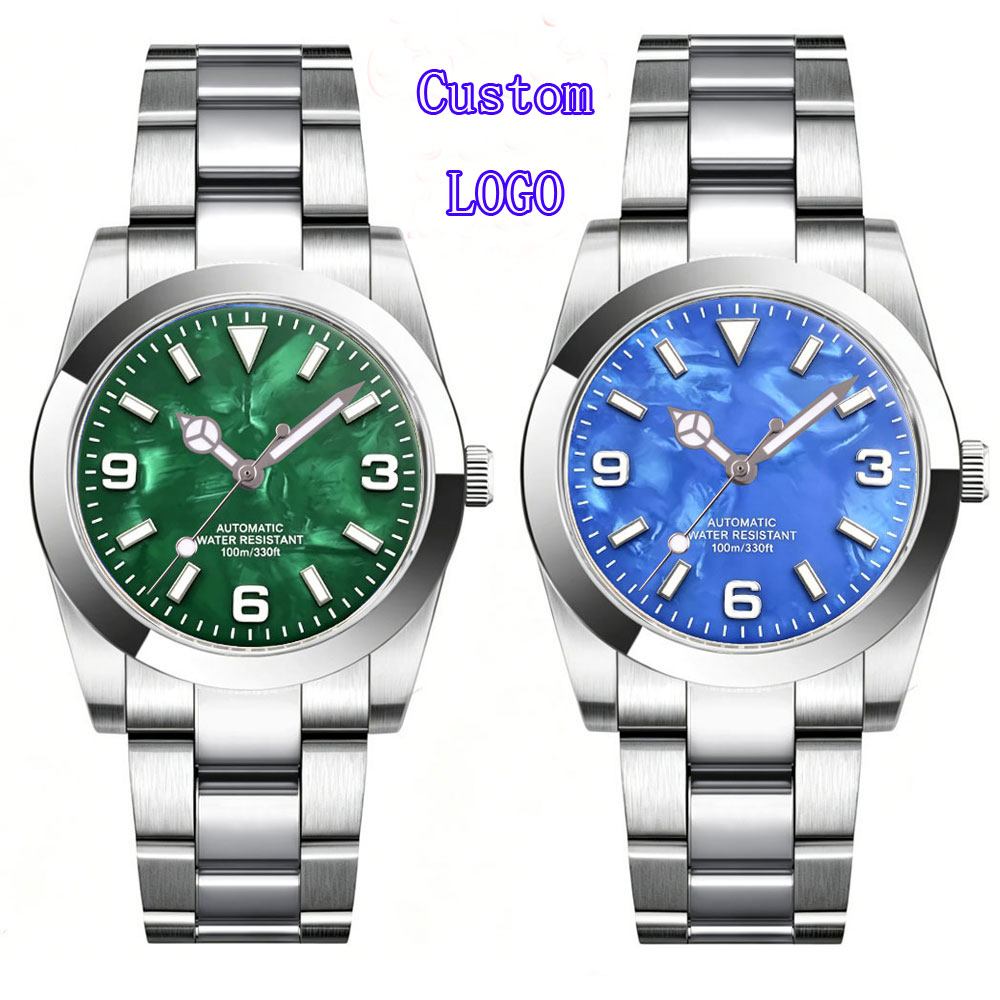 Stainless Bracelet Diver - Custom Logo Watch 36mm 39mm Mother