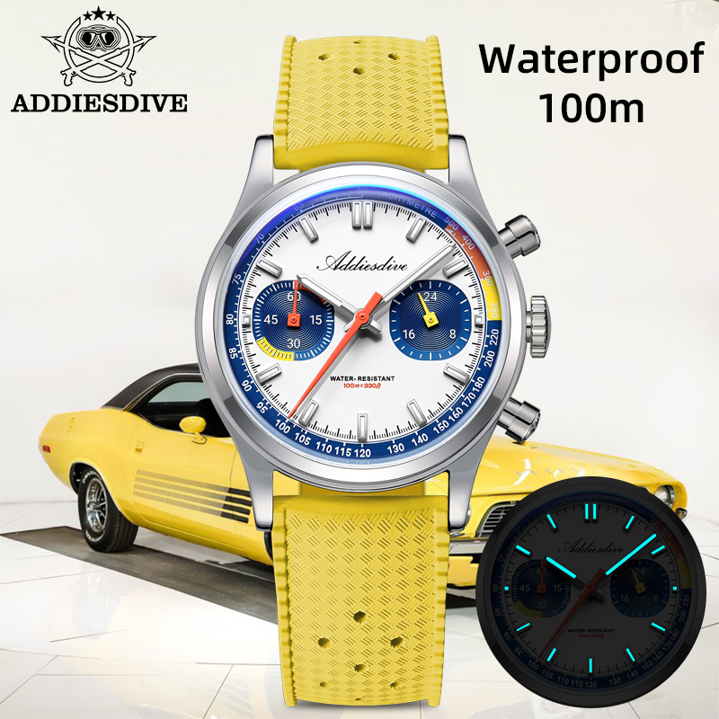 Rubber Strap Diver - ADDIESDIVE Fashion Men's Quartz Wristwatches VK64