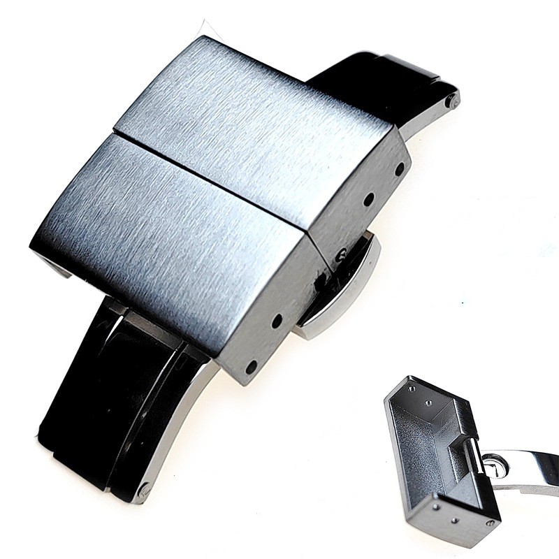 Butterfly Clasp Deployant - 16mm 18mm 20mm 22mm Stainless Steel