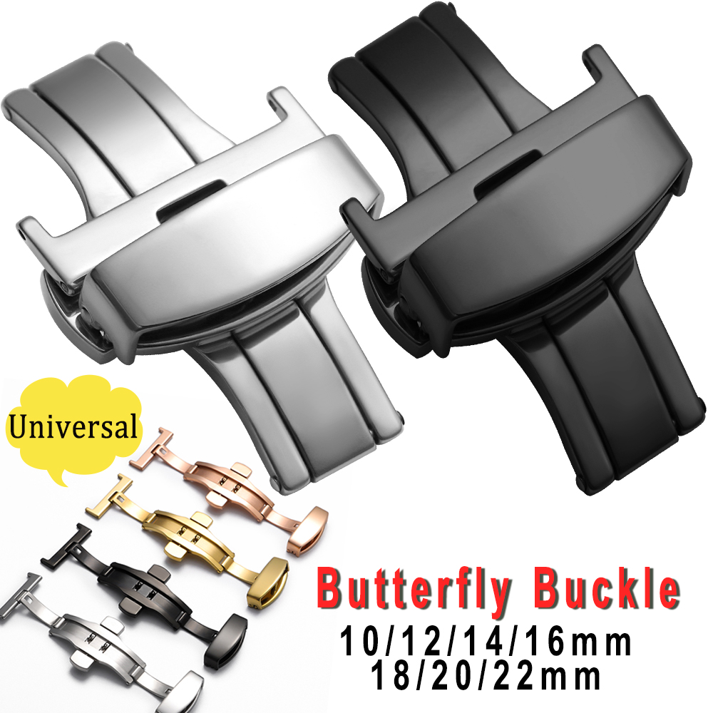 Stainless Steel Universal Butt - Butterfly Clasp Deployant ulasan dan harga
