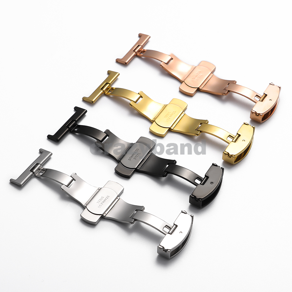 Stainless Steel Universal Butt - Butterfly Clasp Deployant ulasan dan harga