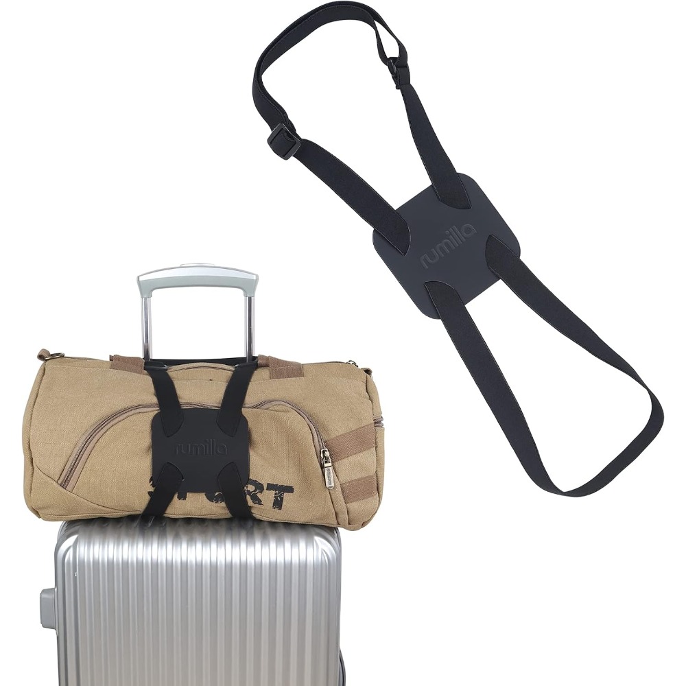 Black Adjustable Luggage Bunge - Leather Strap Quick Release ulasan dan harga