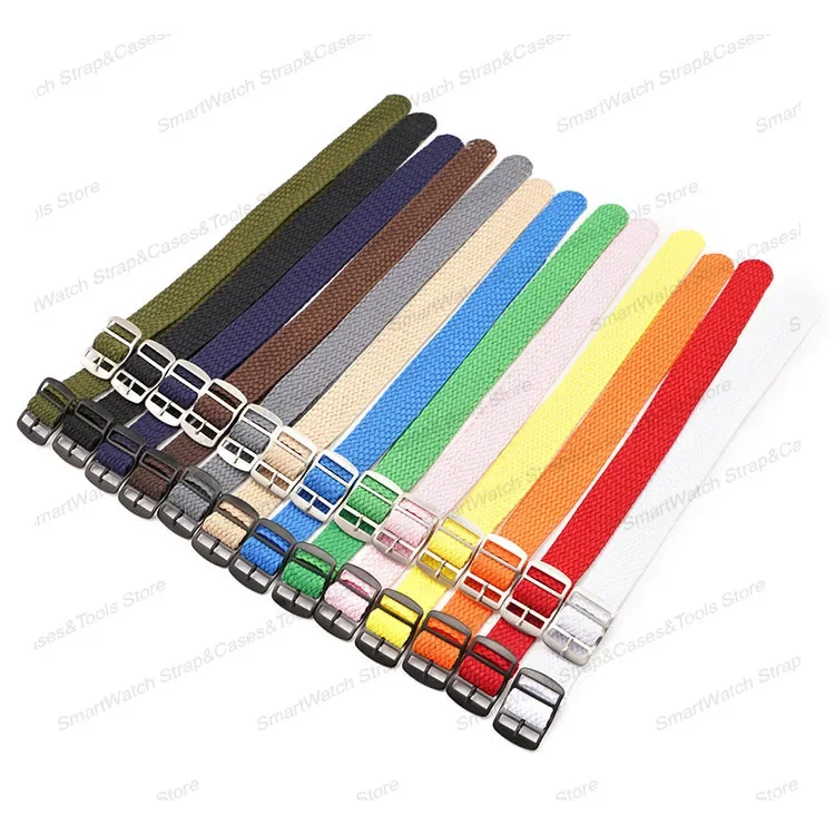 14mm 16mm 18mm 20mm 22mm Perlo - Perlon Strap Woven ulasan dan harga