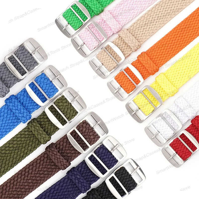 14mm 16mm 18mm 20mm 22mm Perlo - Perlon Strap Woven ulasan dan harga