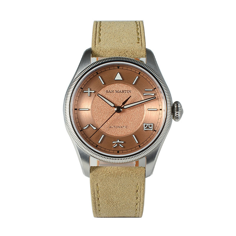 San Martin Men Automatic Watch - Leather Strap Quick Release ulasan dan harga
