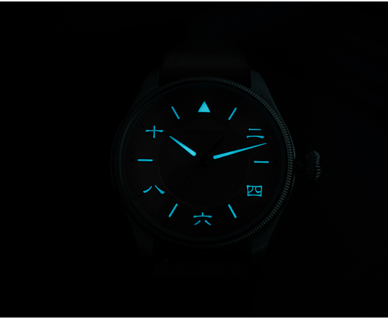 San Martin Men Automatic Watch - Leather Strap Quick Release ulasan dan harga