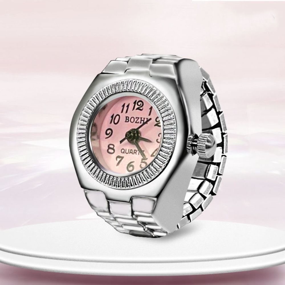 Punk Mini Finger Watch Rings C - Canvas Strap Watch ulasan dan harga