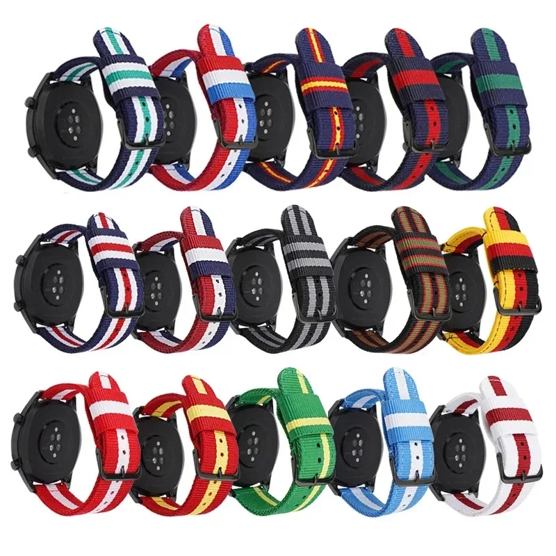 Nylon Watch Strap 20mm 22mm Qu - Canvas Strap Watch ulasan dan harga