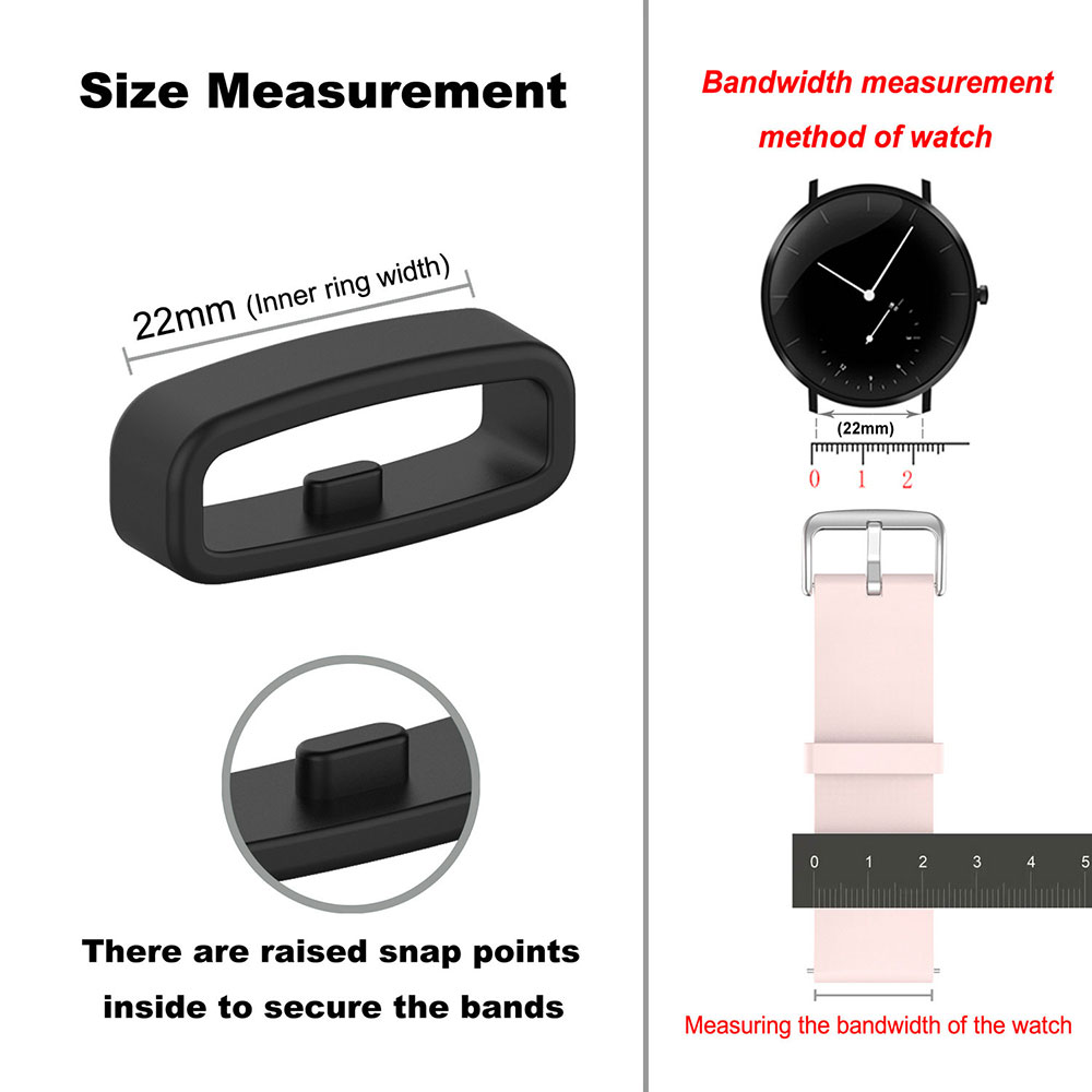 18 20 22mm Watch Band Ring Rub - Silicone Watch Band 22Mm ulasan dan harga