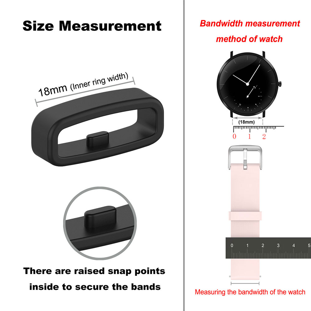 18 20 22mm Watch Band Ring Rub - Silicone Watch Band 22Mm ulasan dan harga
