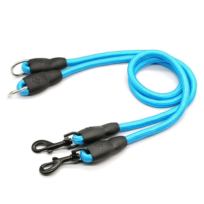 Dog Leash Double Leashes for D - Leather Strap Quick Release ulasan dan harga