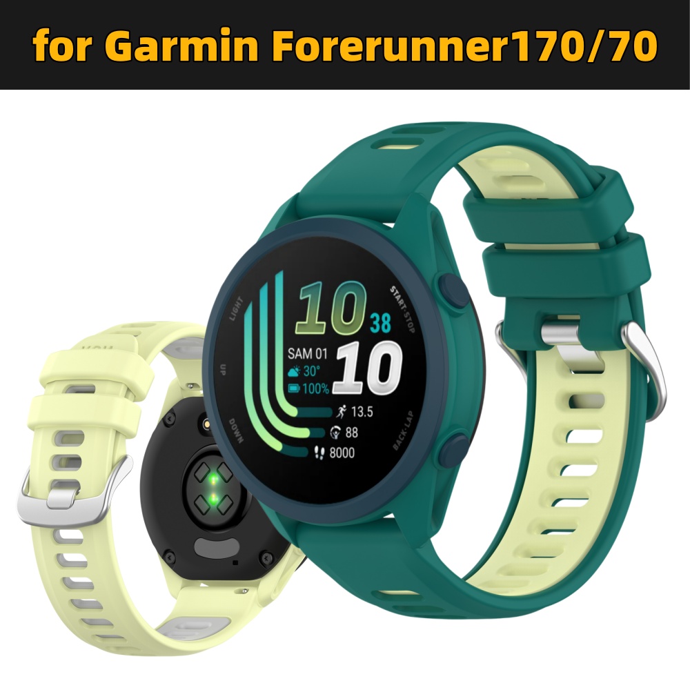 Dual-Color Silicone Sport Watc - Silicone Watch Band 22Mm ulasan dan harga