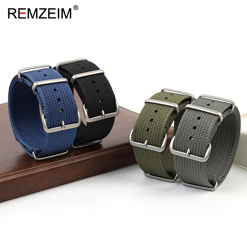 New Ribbed Nylon Watch Strap 1 - Suede Strap Watch ulasan dan harga