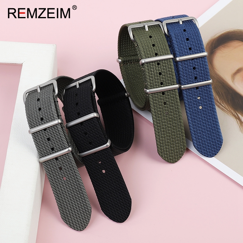 New Ribbed Nylon Watch Strap 1 - Suede Strap Watch ulasan dan harga