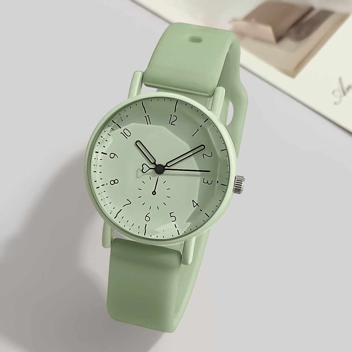 Fashion Arabic Dial Women Quar - Silicone Band Women ulasan dan harga