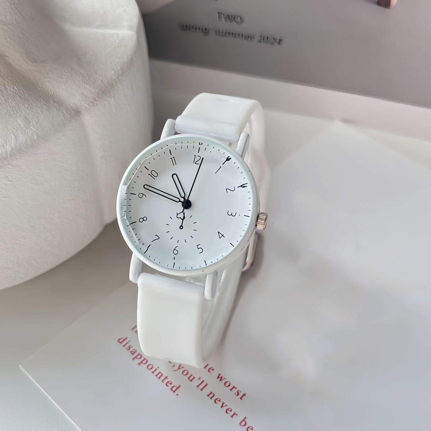 Fashion Arabic Dial Women Quar - Silicone Band Women ulasan dan harga