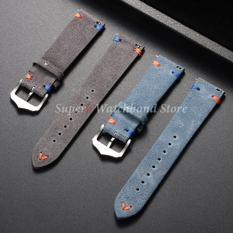 Suede Leather Watch Strap 18mm - Suede Strap Watch ulasan dan harga