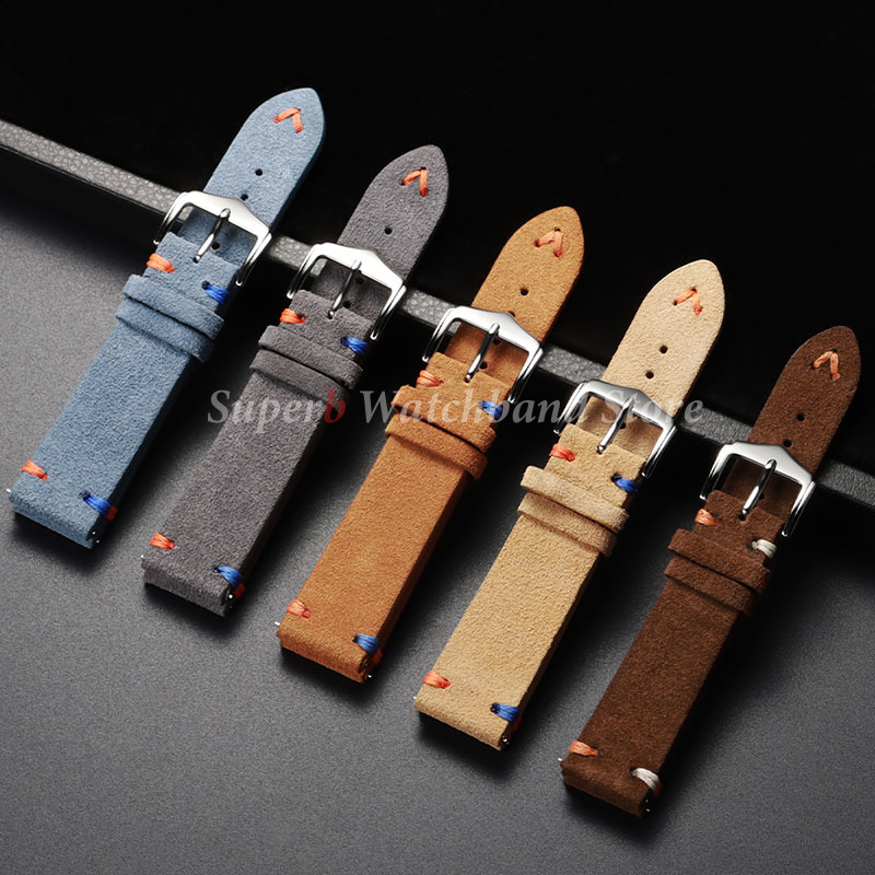 Suede Leather Watch Strap 18mm - Suede Strap Watch ulasan dan harga
