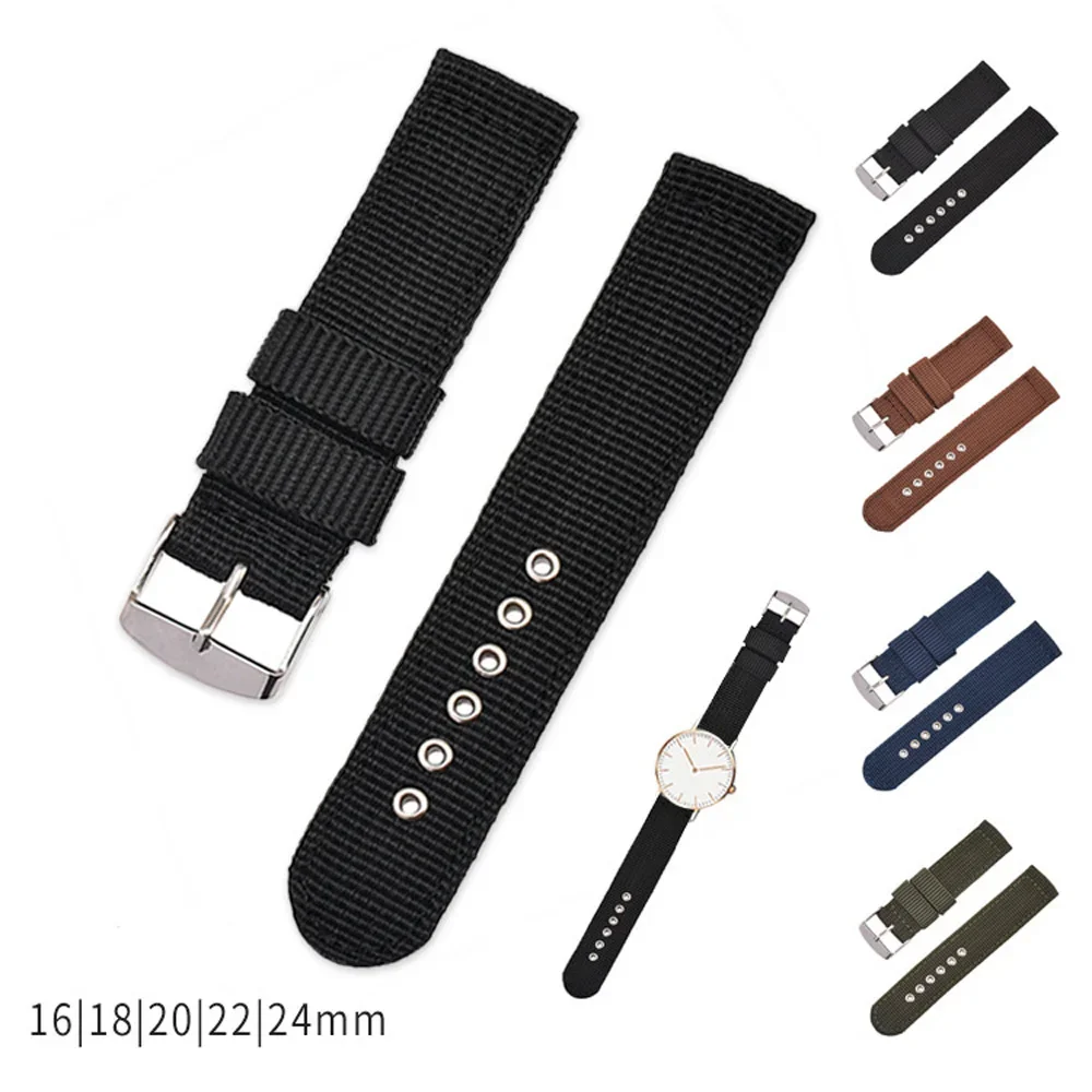 Soft and Comfortable Nylon Str - Canvas Strap Watch ulasan dan harga
