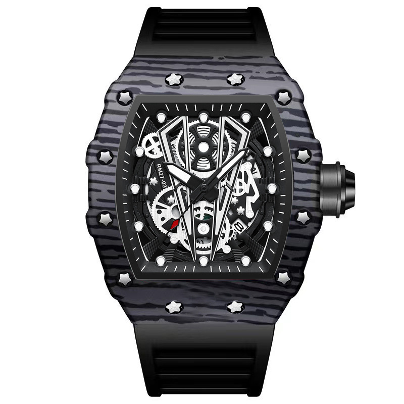 BINBOND B8577 Fashion Men's Qu - Rubber Strap Diver ulasan dan harga