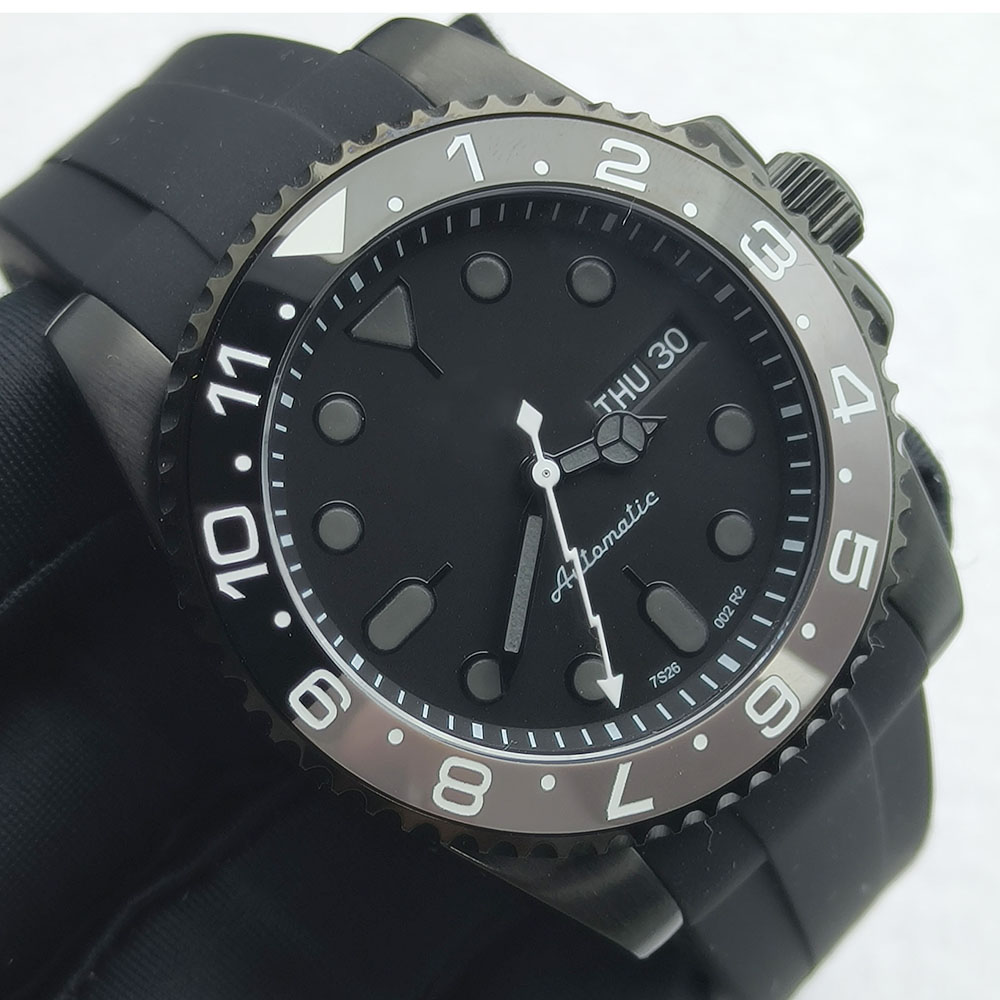 40MM NH36 Watch Black Men's St - Stainless Bracelet Diver ulasan dan harga
