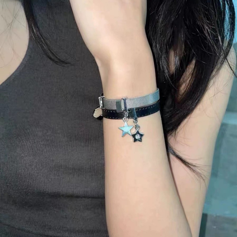 Star Charm Bracelet, Mesh Meta - Mesh Strap Metal ulasan dan harga