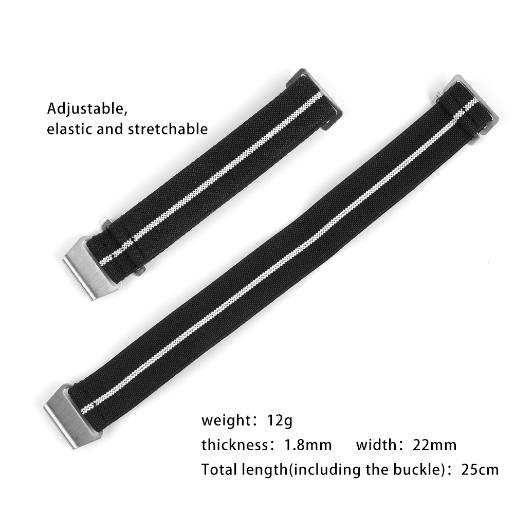 Nylon Watch Band 18mm 20mm 22m - Parachute Strap Elastic ulasan dan harga