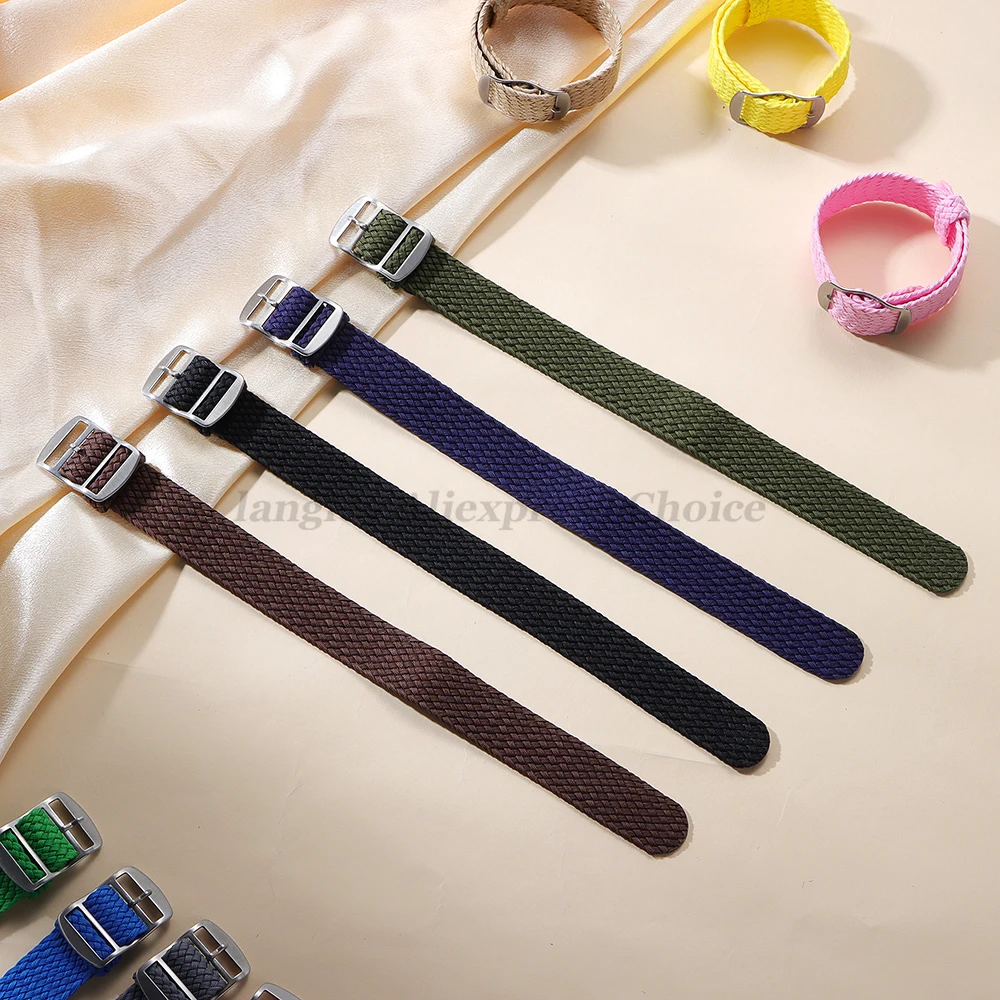 14mm 16mm 18mm 20mm 22mm Fabri - Perlon Strap Woven ulasan dan harga
