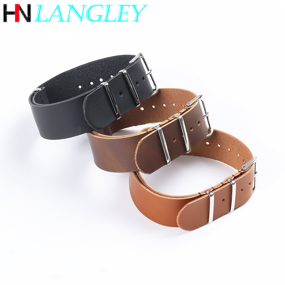 Ultra Thin Leather Watch Band  - Nato Strap Nylon ulasan dan harga