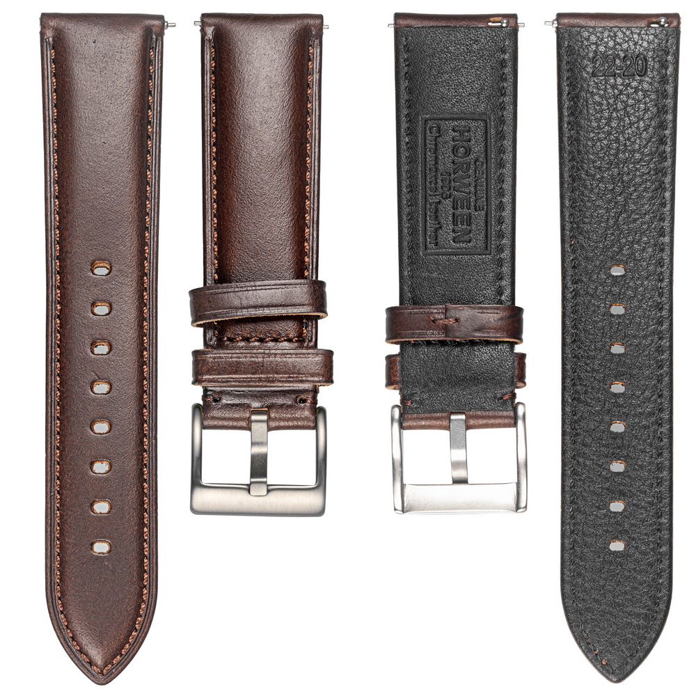 Hemsut Watch Bands Genuine Lea - Leather Strap Quick Release ulasan dan harga