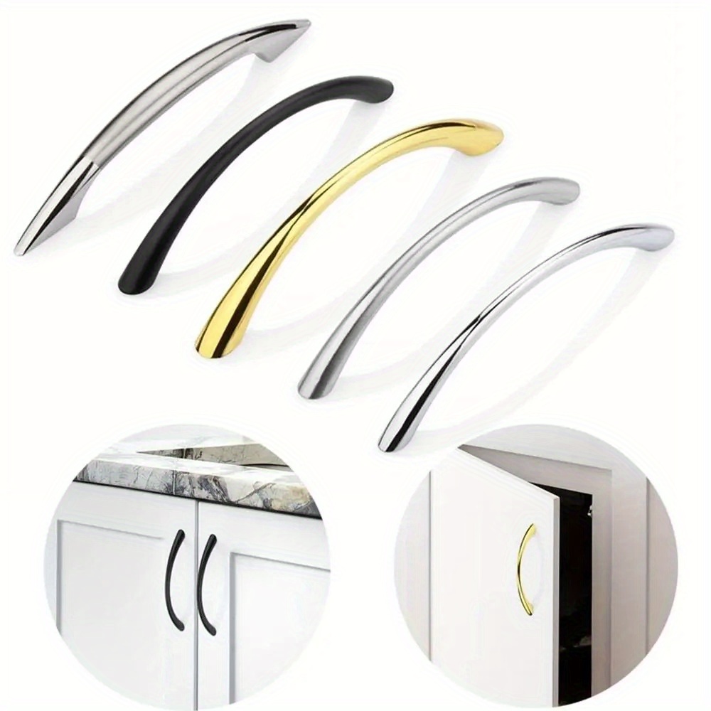 10pcs Zinc Alloy Curved Handle - Curved Spring Bar ulasan dan harga