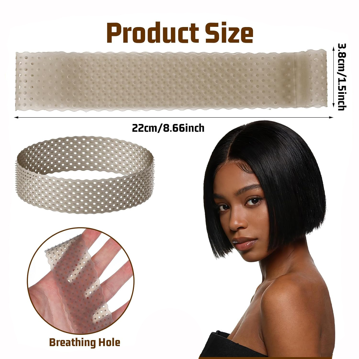 new breathable Wig Grip Band N - Silicone Band Women ulasan dan harga