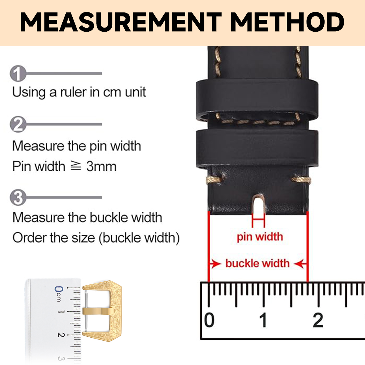 18mm 20mm 22mm Vintage Metal W - Leather Watch Band Men ulasan dan harga