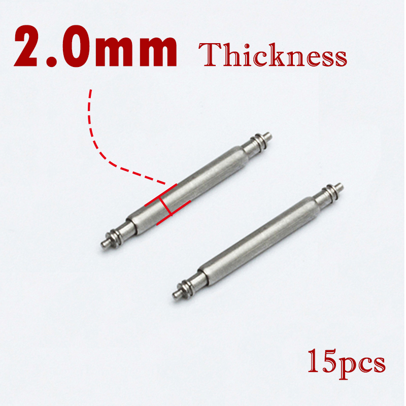 15pcs Watch Band Pin 2.0mm Dia - Spring Bar Tool Set ulasan dan harga