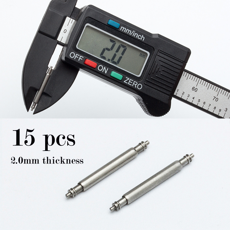 15pcs Watch Band Pin 2.0mm Dia - Spring Bar Tool Set ulasan dan harga