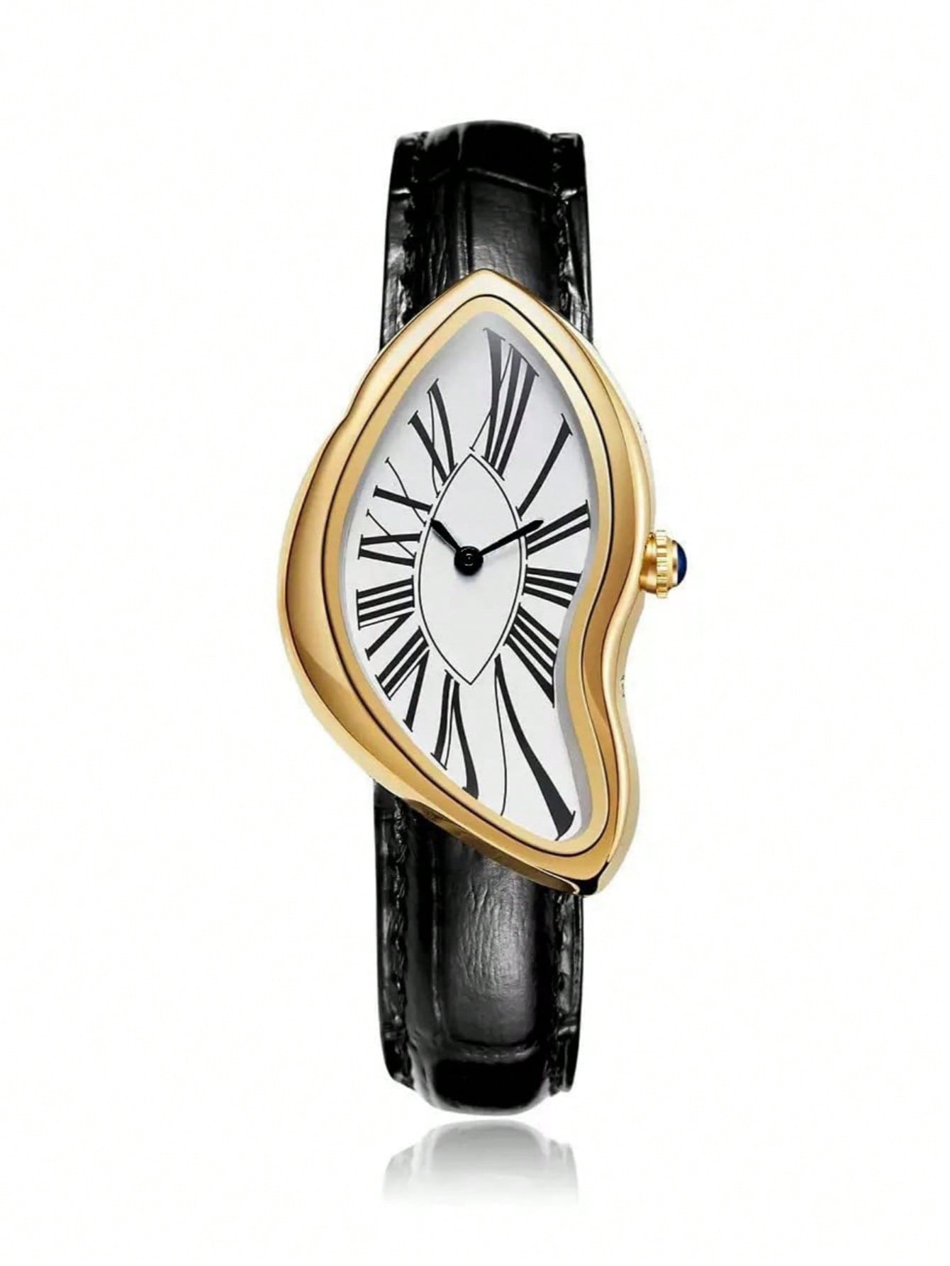 Creative Melt Luxury Watch for - Leather Watch Band Men ulasan dan harga