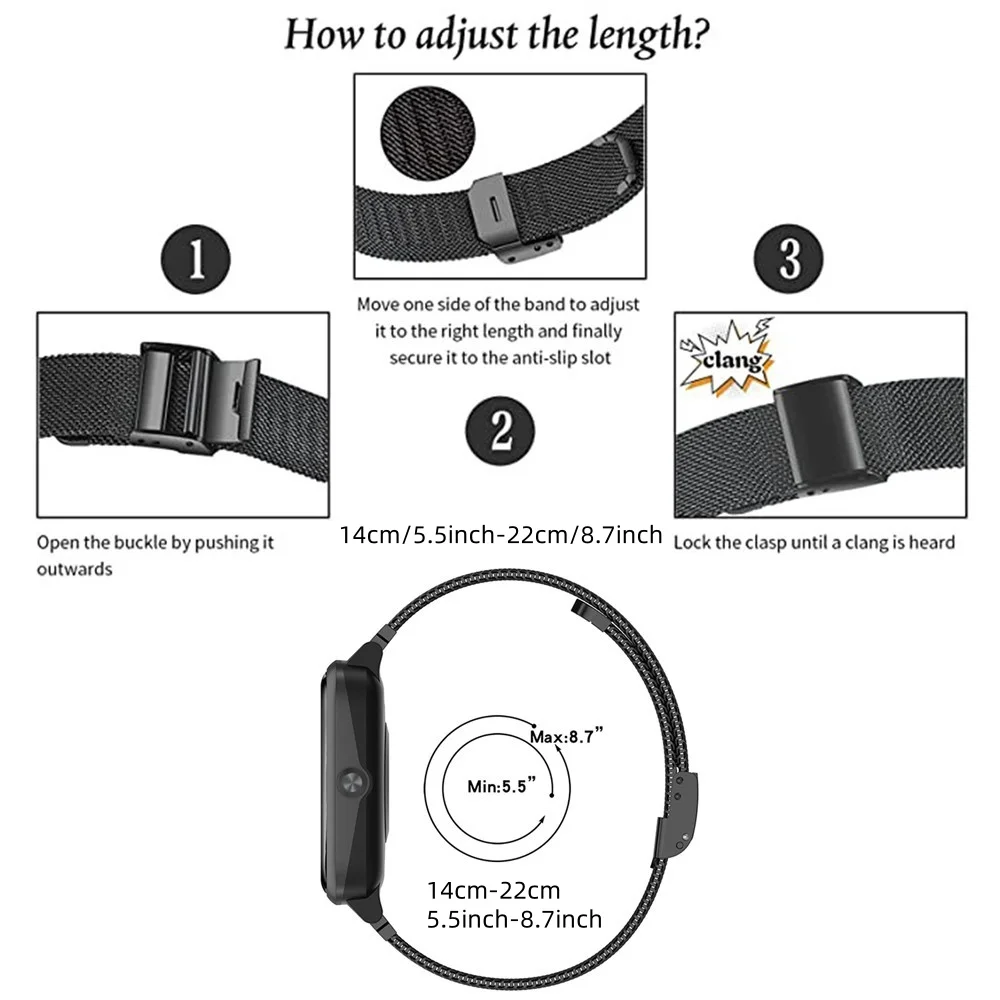 Metal Bands for Honor Watch 4  - Mesh Strap Metal ulasan dan harga