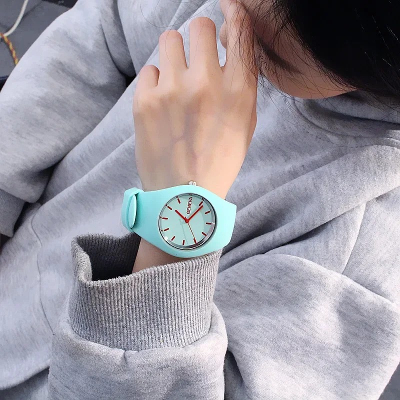 Men watch Women Cream Color Ul - Silicone Band Women ulasan dan harga