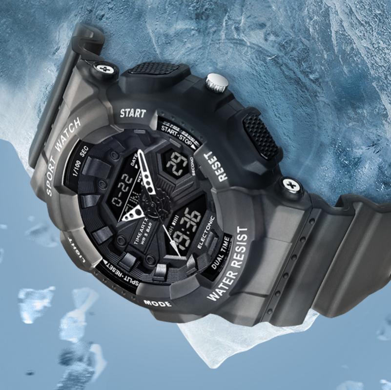TIMEARTX Men's Watch Luxury Mu - Rubber Strap Diver ulasan dan harga