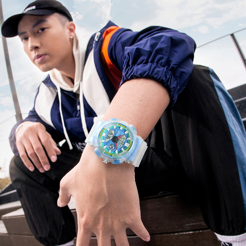 TIMEARTX Men's Watch Luxury Mu - Rubber Strap Diver ulasan dan harga