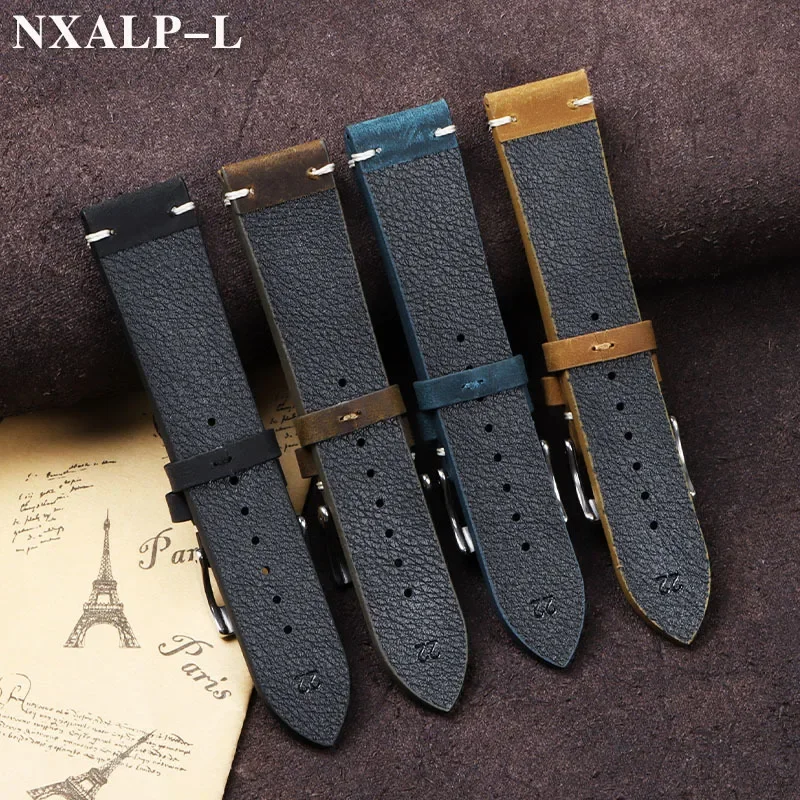 Vintage Oil Wax Leather Watch  - Nato Strap Nylon ulasan dan harga