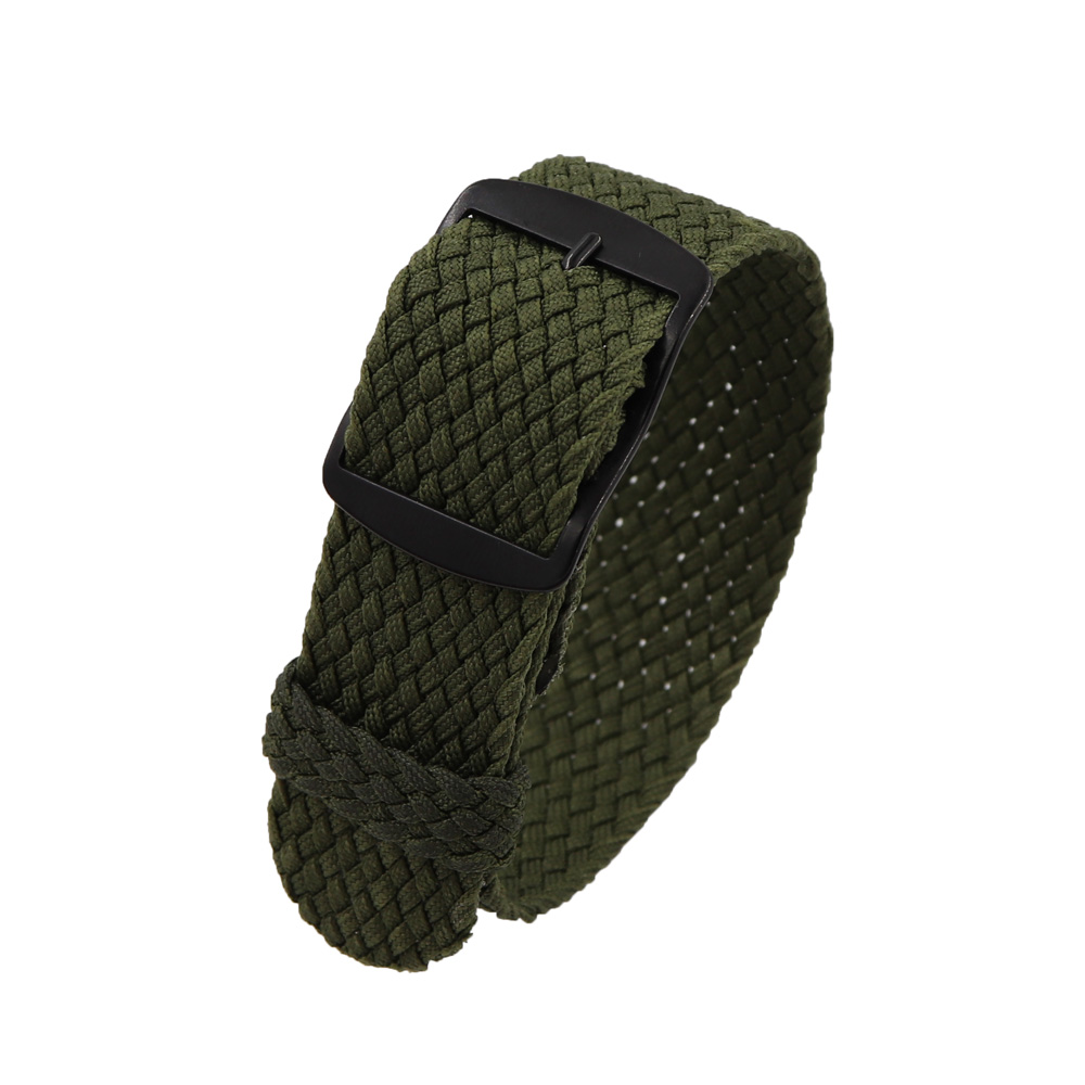 18mm 20mm 22mm Solid color For - Perlon Strap Woven ulasan dan harga