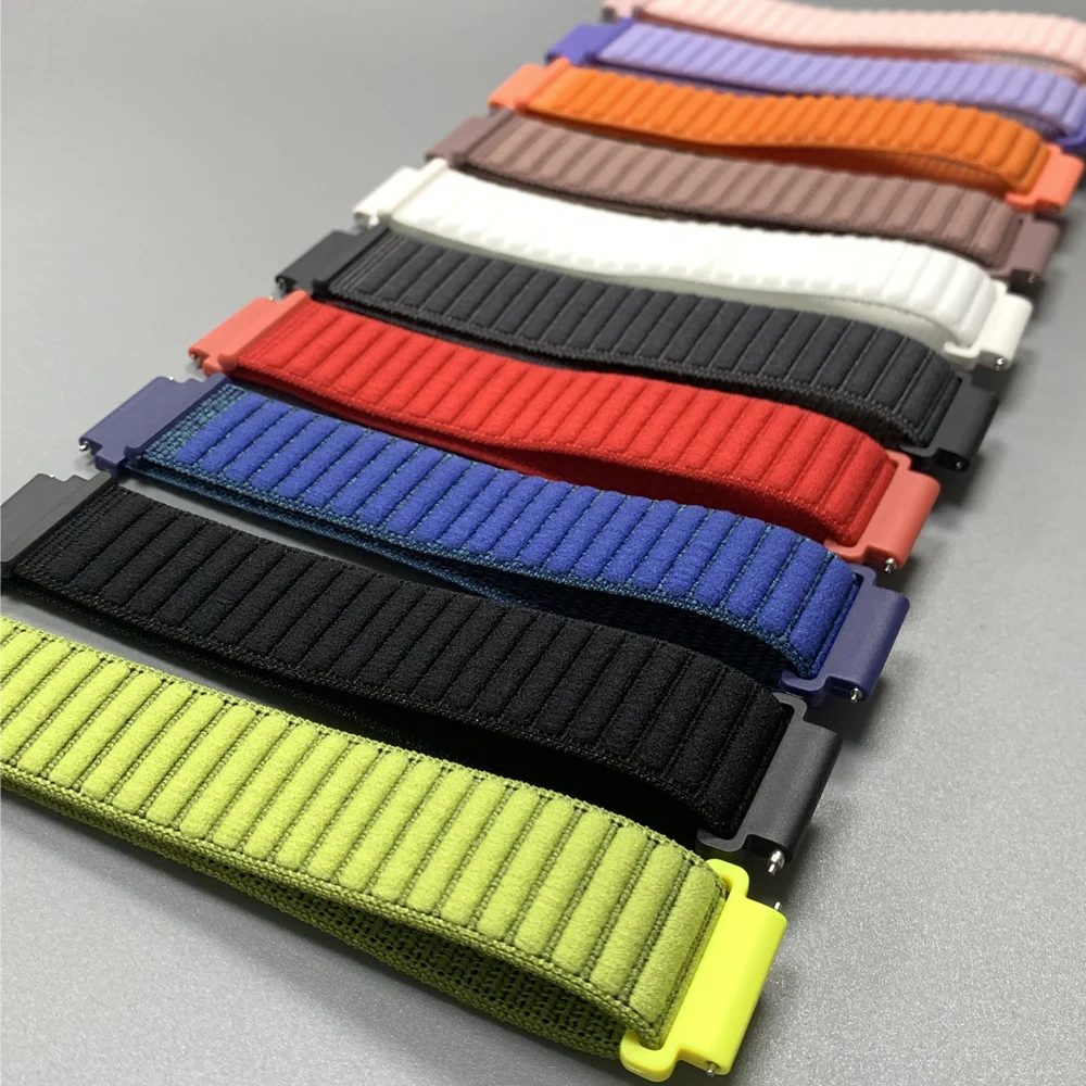 20mm 22mm Nylon Sport Strap Fo - Sport Loop Velcro ulasan dan harga