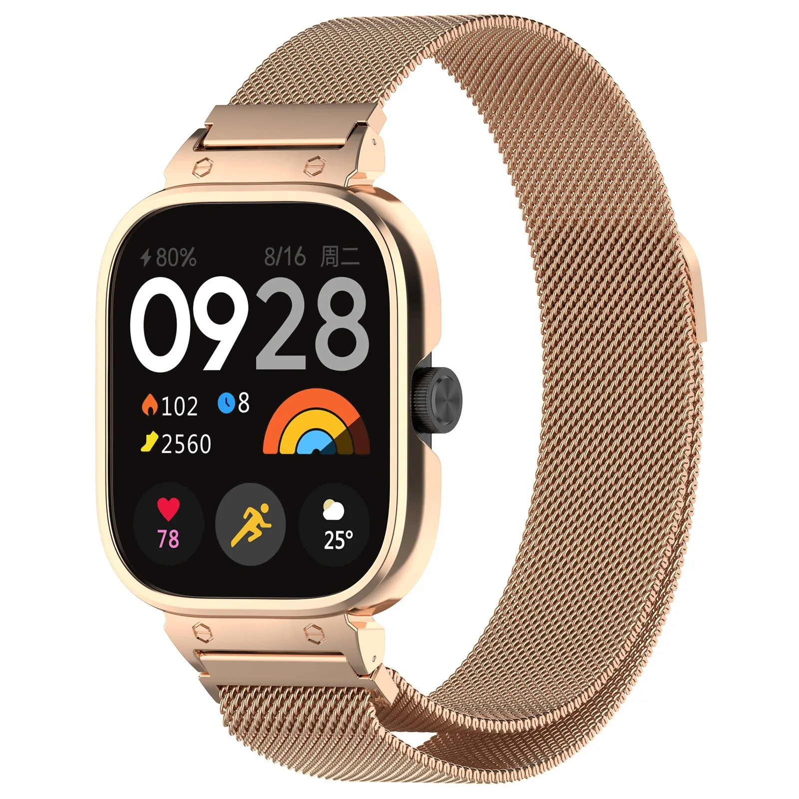 Metal Case+Milanese Loop Strap - Milanese Loop Magnetic ulasan dan harga