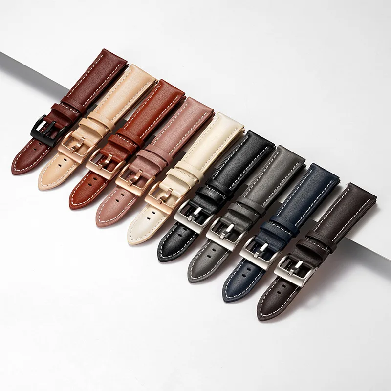 14mm 16mm 18mm 20mm 22mm Genui - Leather Strap Quick Release ulasan dan harga
