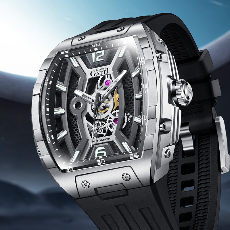 BONEST GATTI Germany Automatic - Rubber Strap Diver ulasan dan harga
