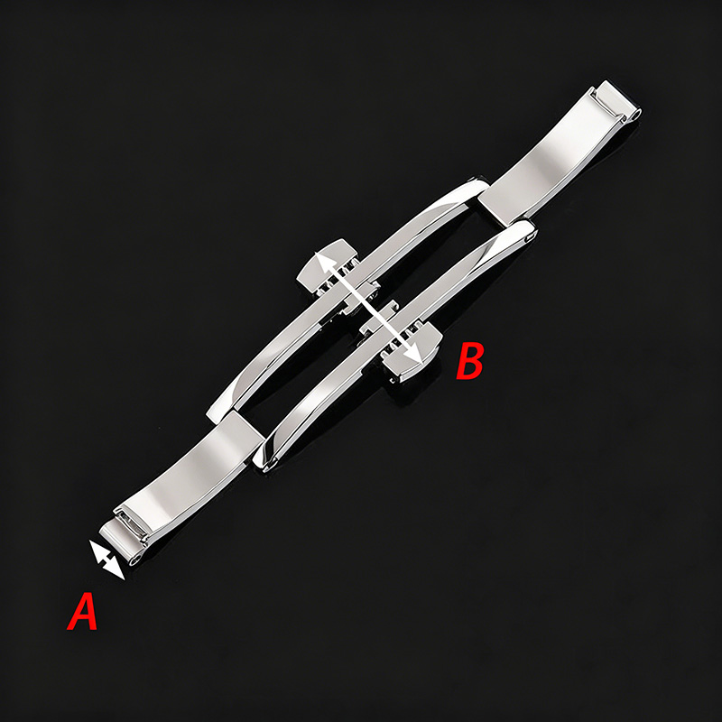 Watch Band Buckle Stainless St - Butterfly Clasp Deployant ulasan dan harga