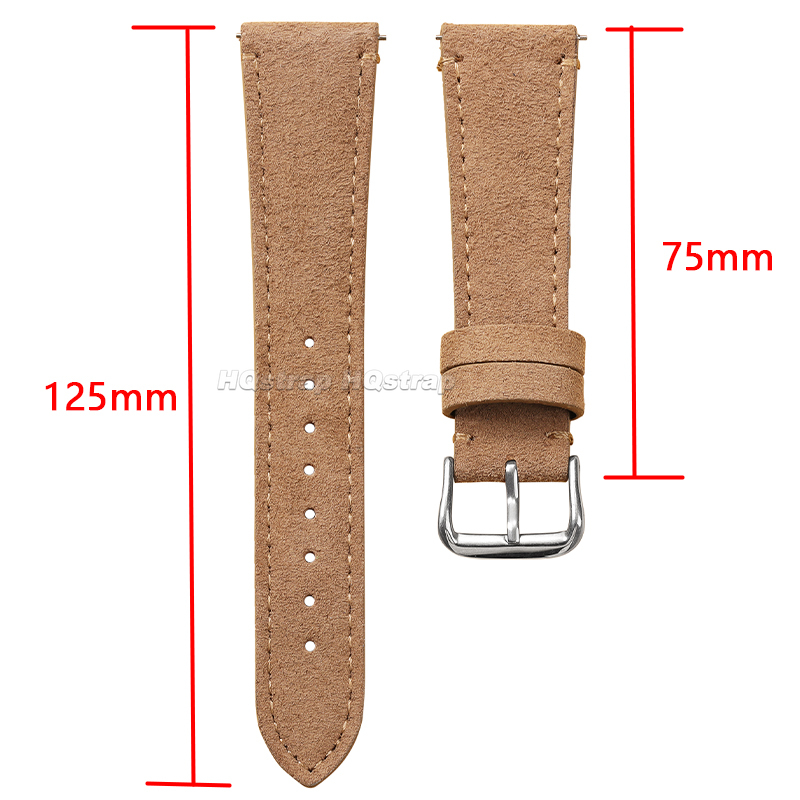 Suede Leather Strap 20mm 22mm  - Suede Strap Watch ulasan dan harga