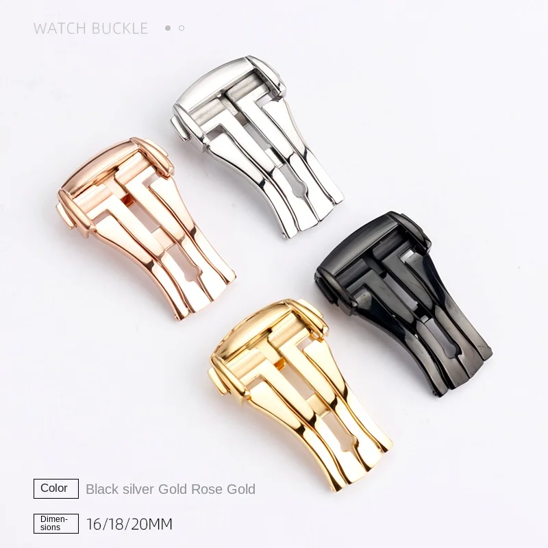 Stainless Steel Watch Buckle f - Butterfly Clasp Deployant ulasan dan harga