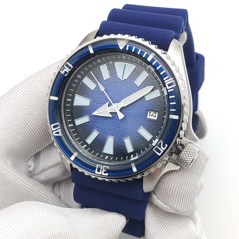 Business 41MM NH36 Automatic M - Rubber Strap Diver ulasan dan harga